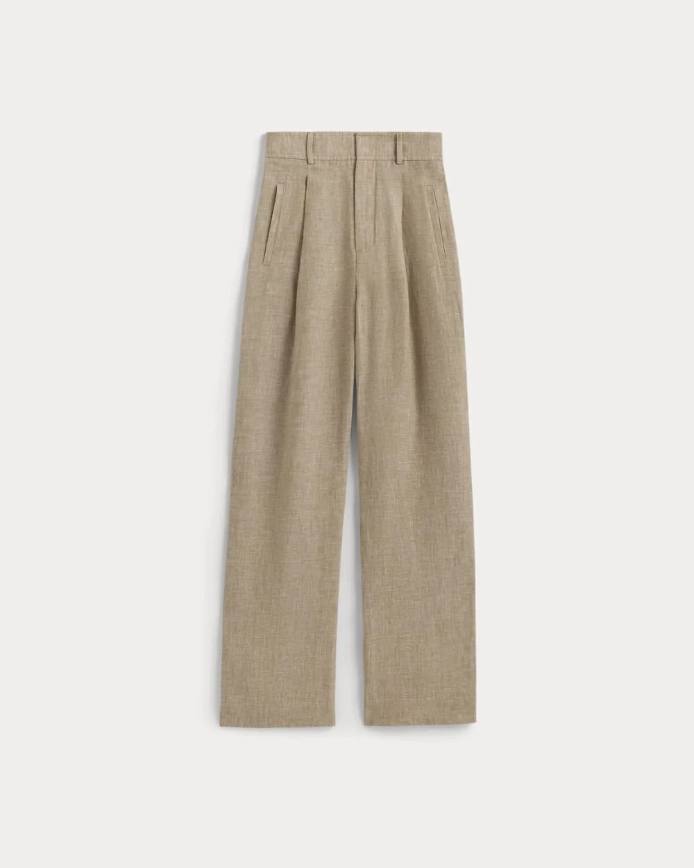 The Linen Way-High® Drape Pant  | Cornstalk Chambray (2)