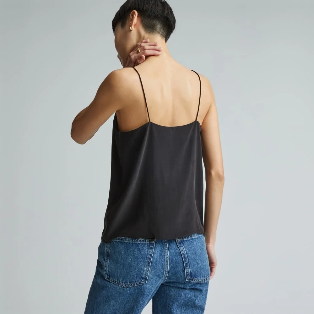 The Washable Clean Silk Cami | Black (3)