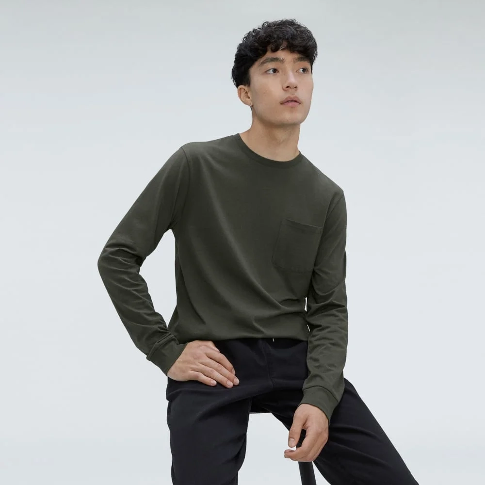 The Organic Cotton Long-Sleeve Pocket Tee | Kambaba (3)