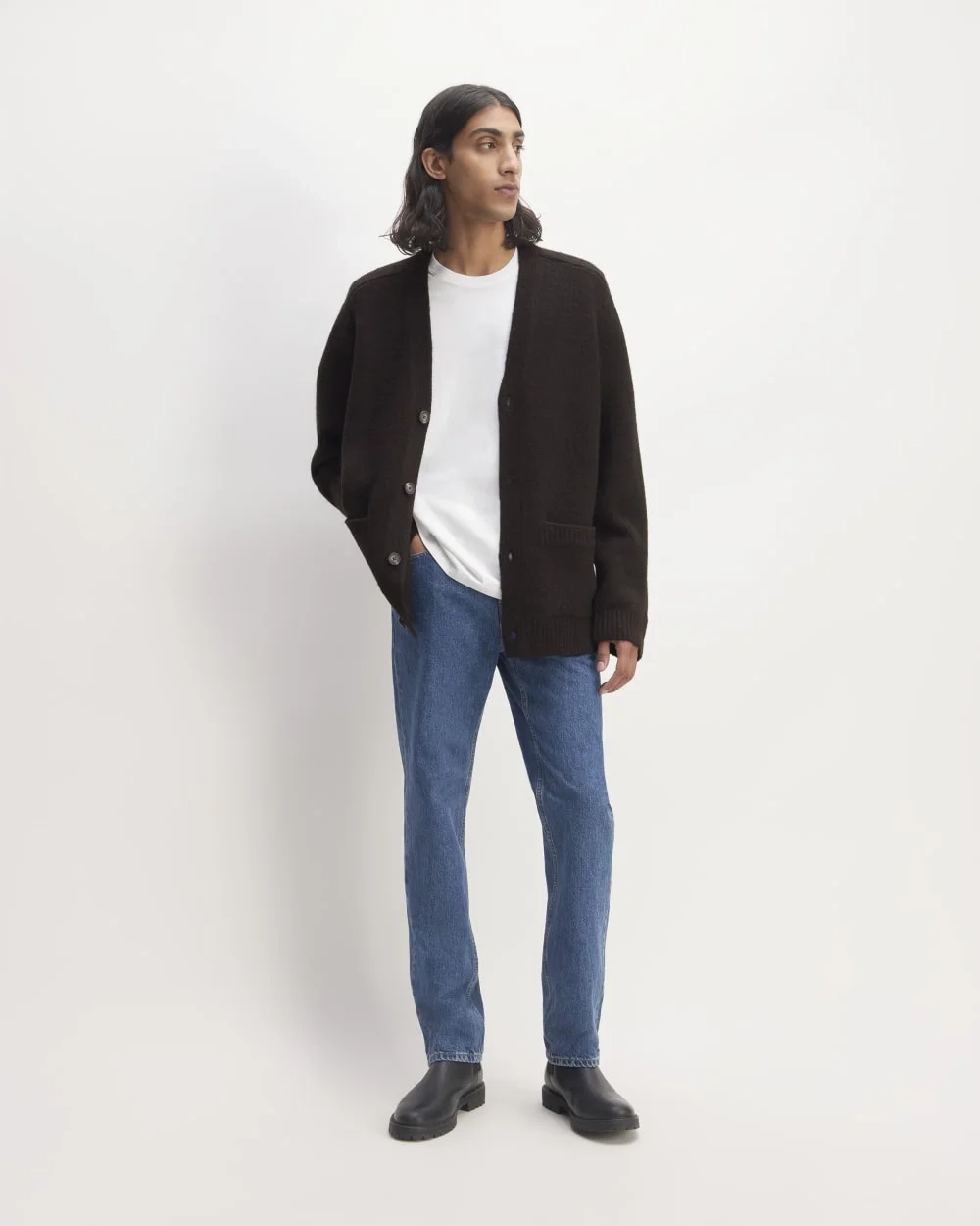 The Cloud Relaxed Cardigan | Black (2)