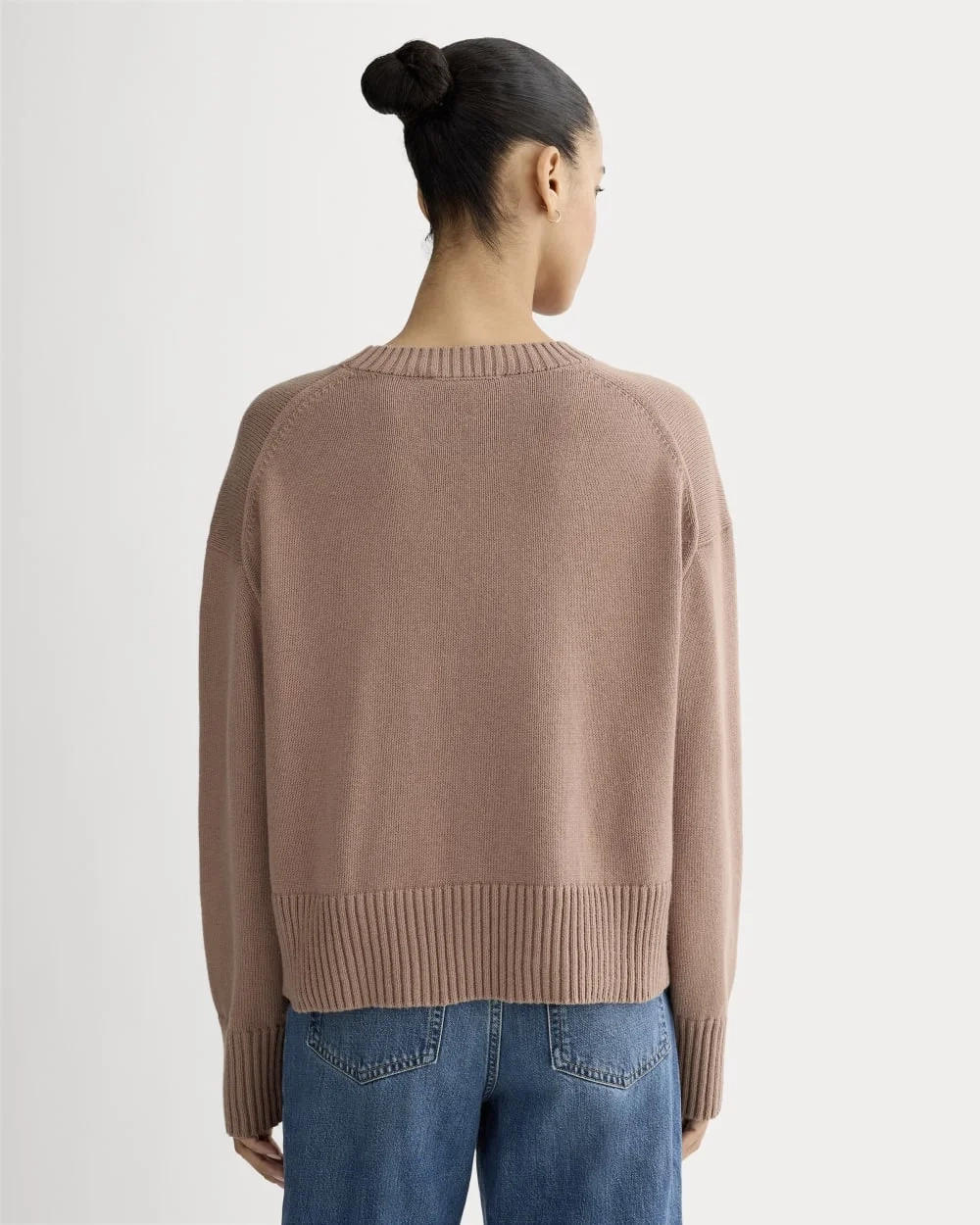 The Boxy Sweater in Everyday Cotton | Rose Dusk (3)