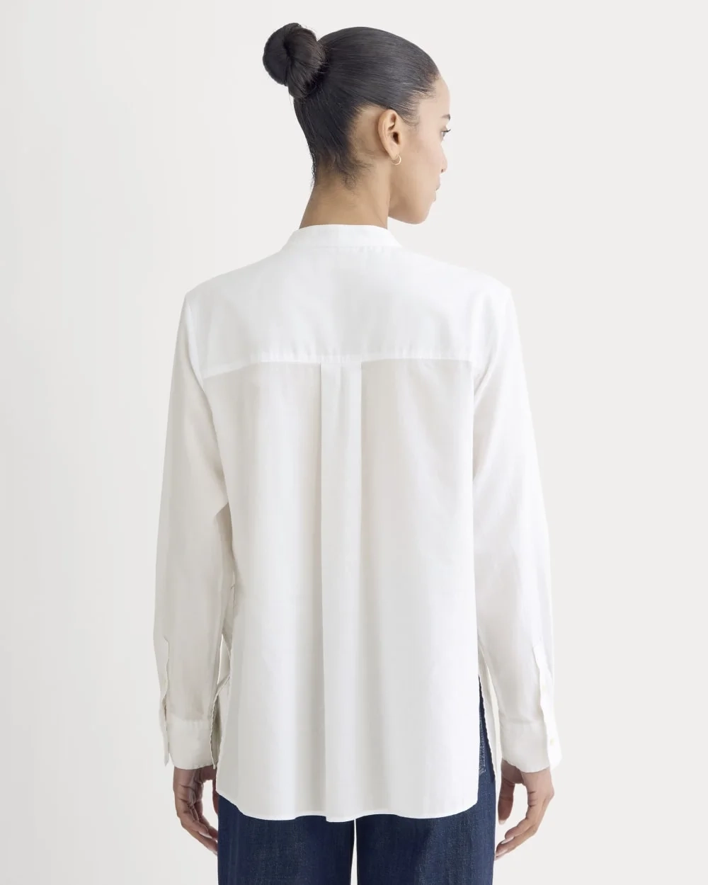 The Pleated Shirt in Silky Cotton | White (3)
