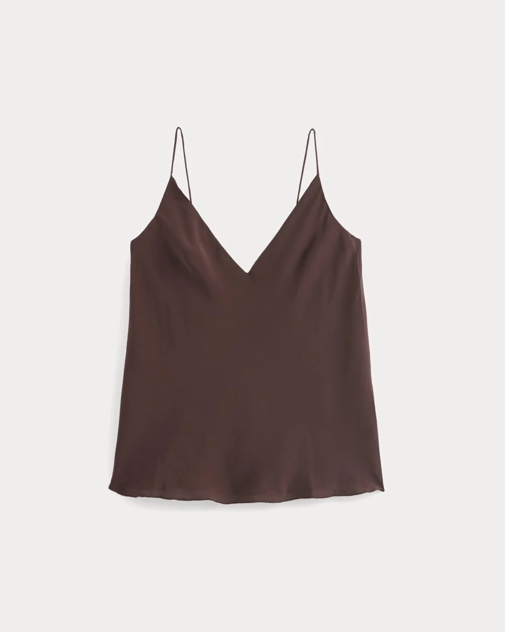 The Tie Back Cami in Washable Silk | Deep Plum (2)
