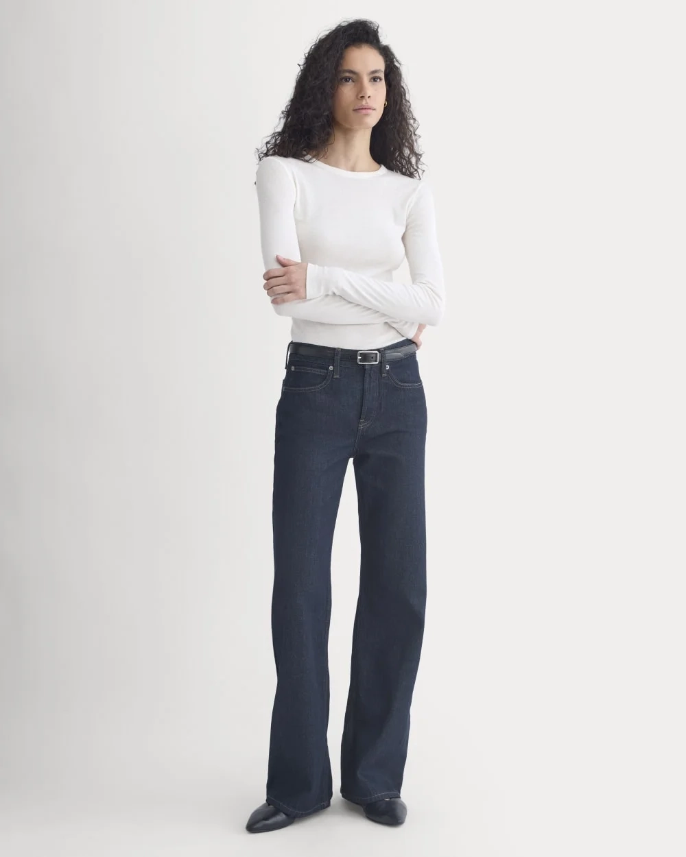 Tissue Long-Sleeve Crew | Bone (3)