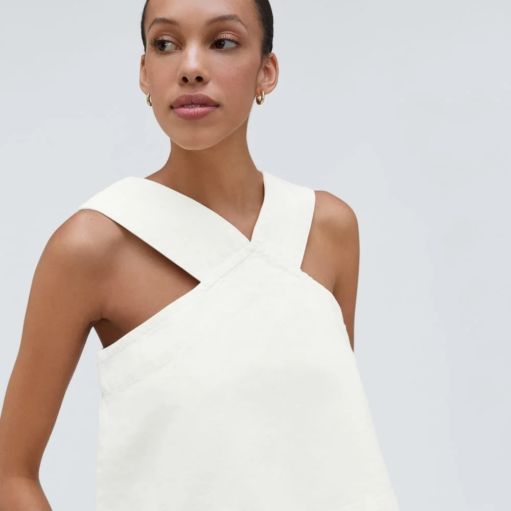 The Cross-Front Apron Top | Canvas (2)
