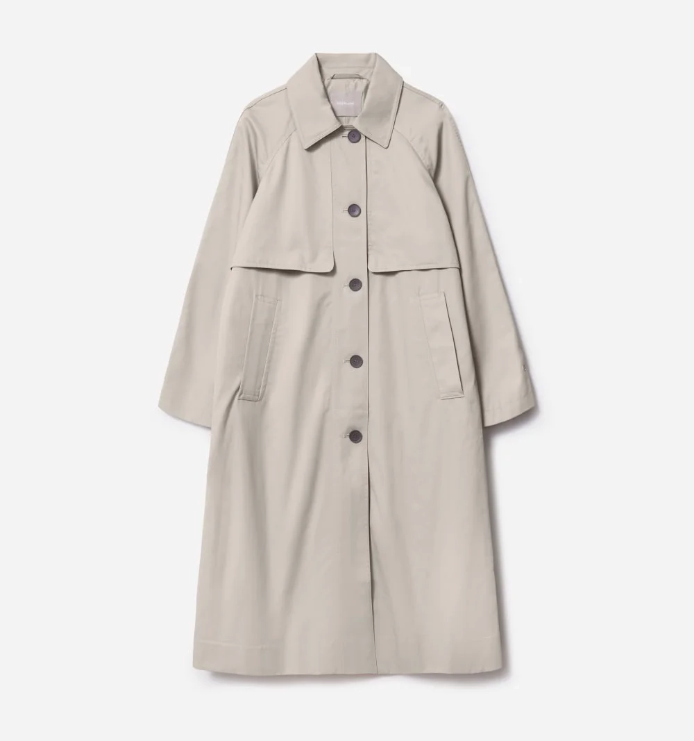 The Long Mac Coat | Stone (2)