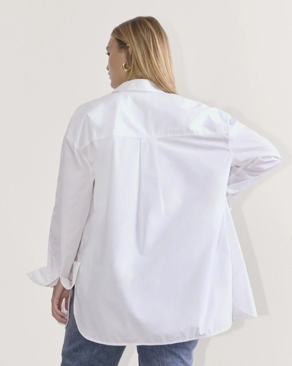The Supima® Cotton Boyfriend Shirt | White (2)