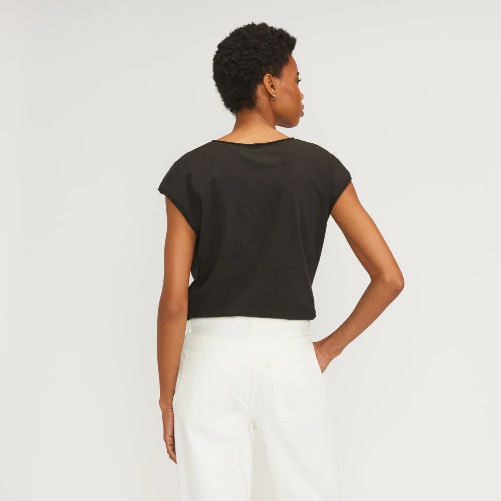 The Hemp Scoop-Neck Muscle Tee | Black (3)