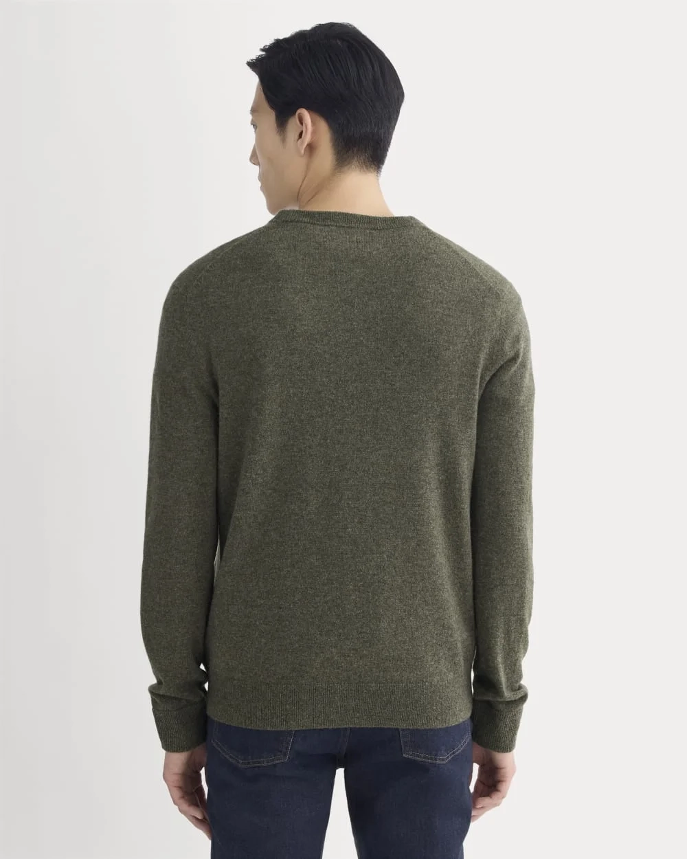 The Cashmere Crew | Heathered Army Green (2)