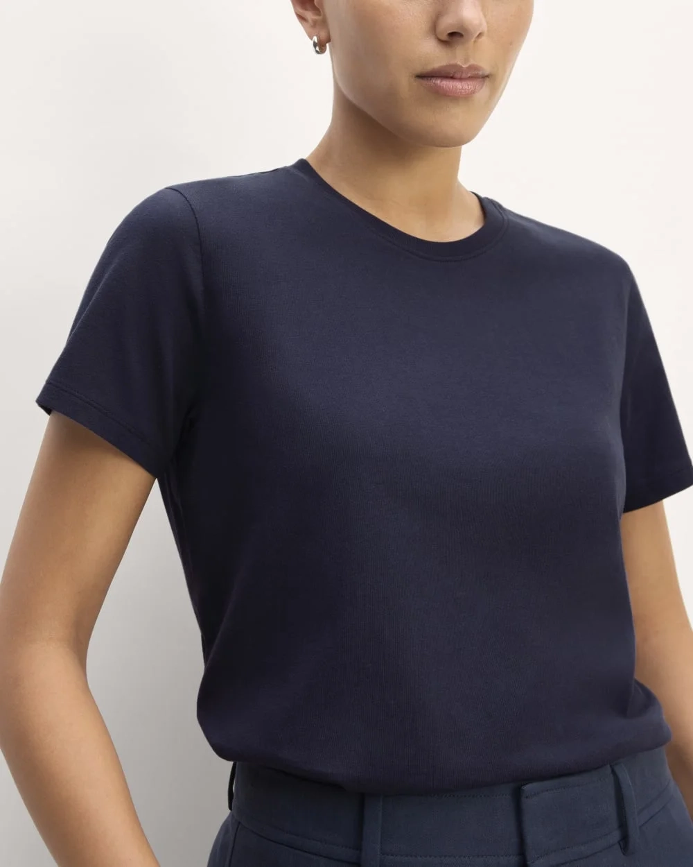 The Slim Crew in Essential Cotton | Navy (3)