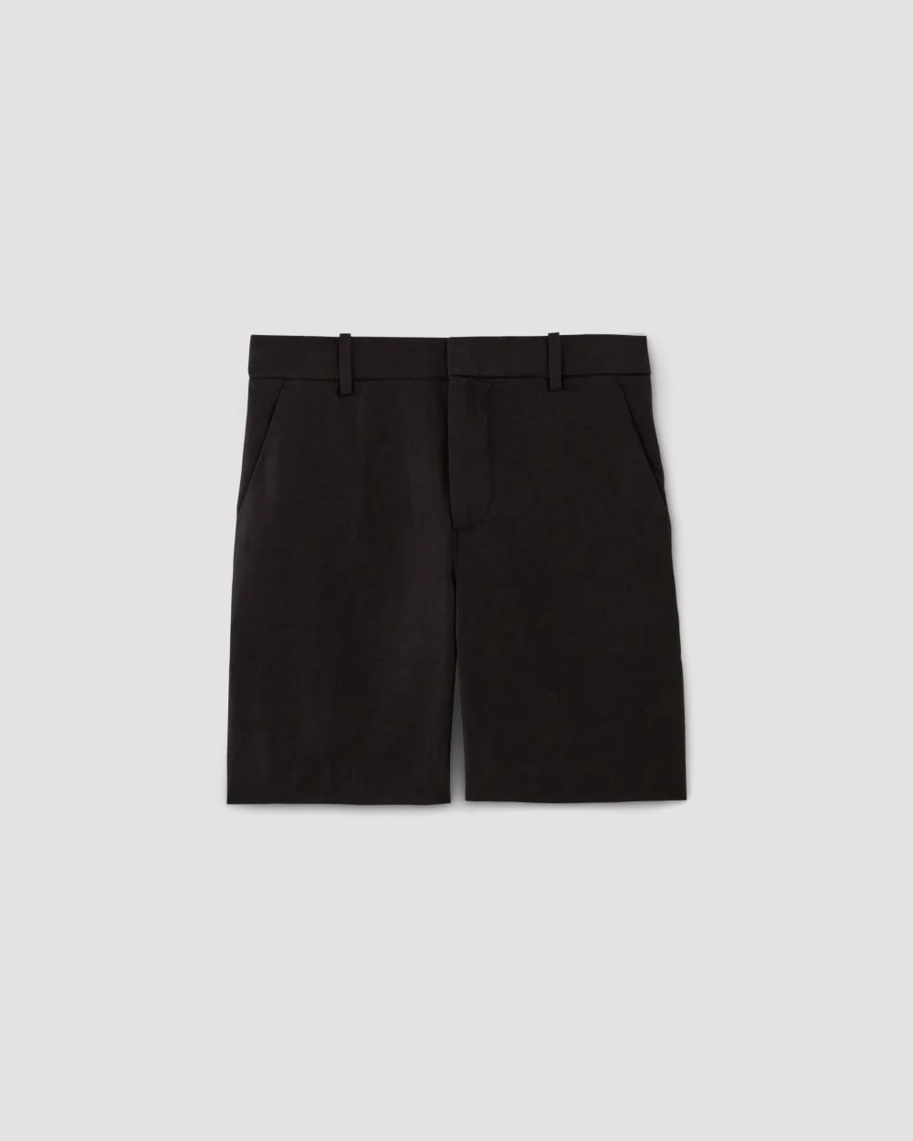 The 7" Linen Trouser Short | Black (4)