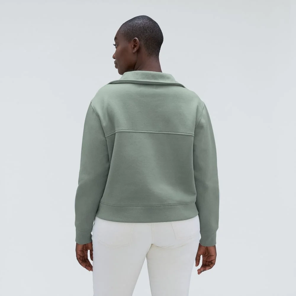 The Track Half-Zip | Lily Pad (2)