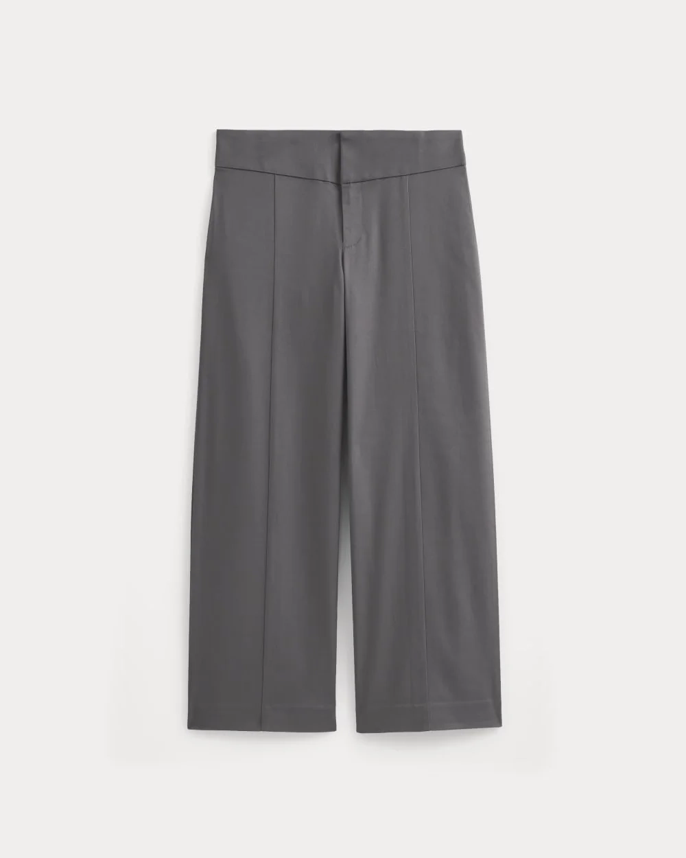 Tailored Drape Seam Pant | Charcoal Grey (2)