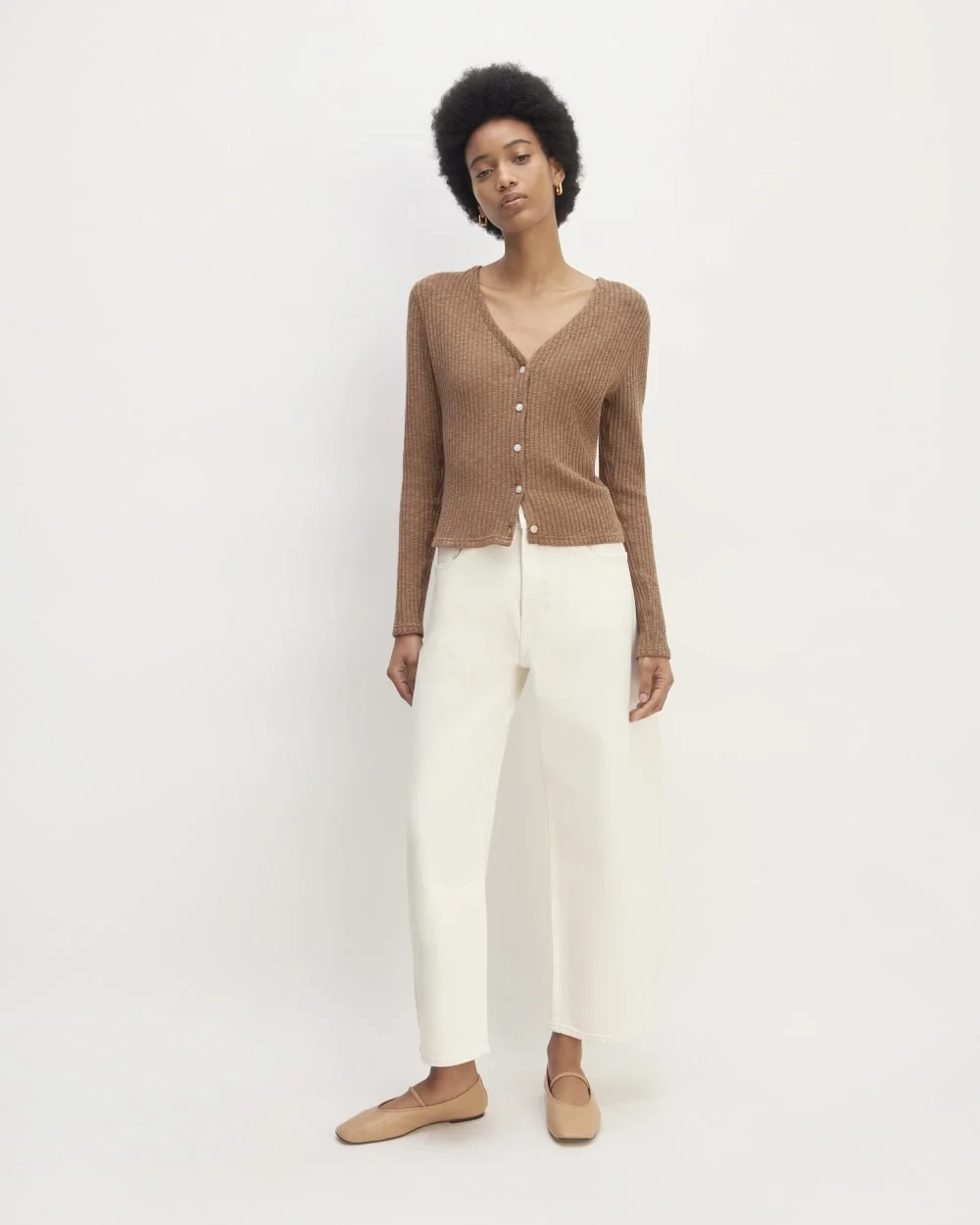 The Cozy Rib Cardigan | Carob Brown (2)