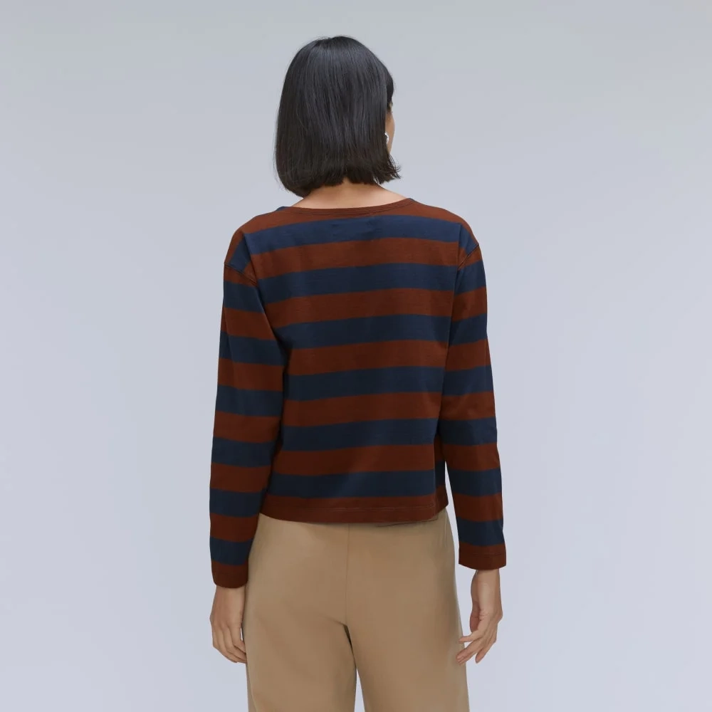 The Mariner Tee | Carob / Navy (3)