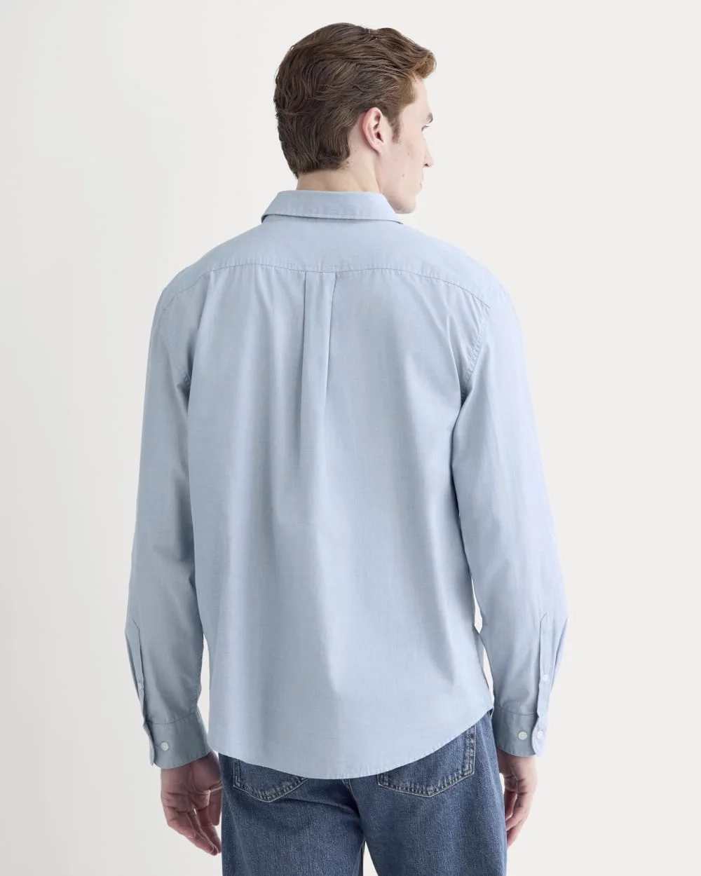 Washed Poplin Shirt | Dutch Blue (3)