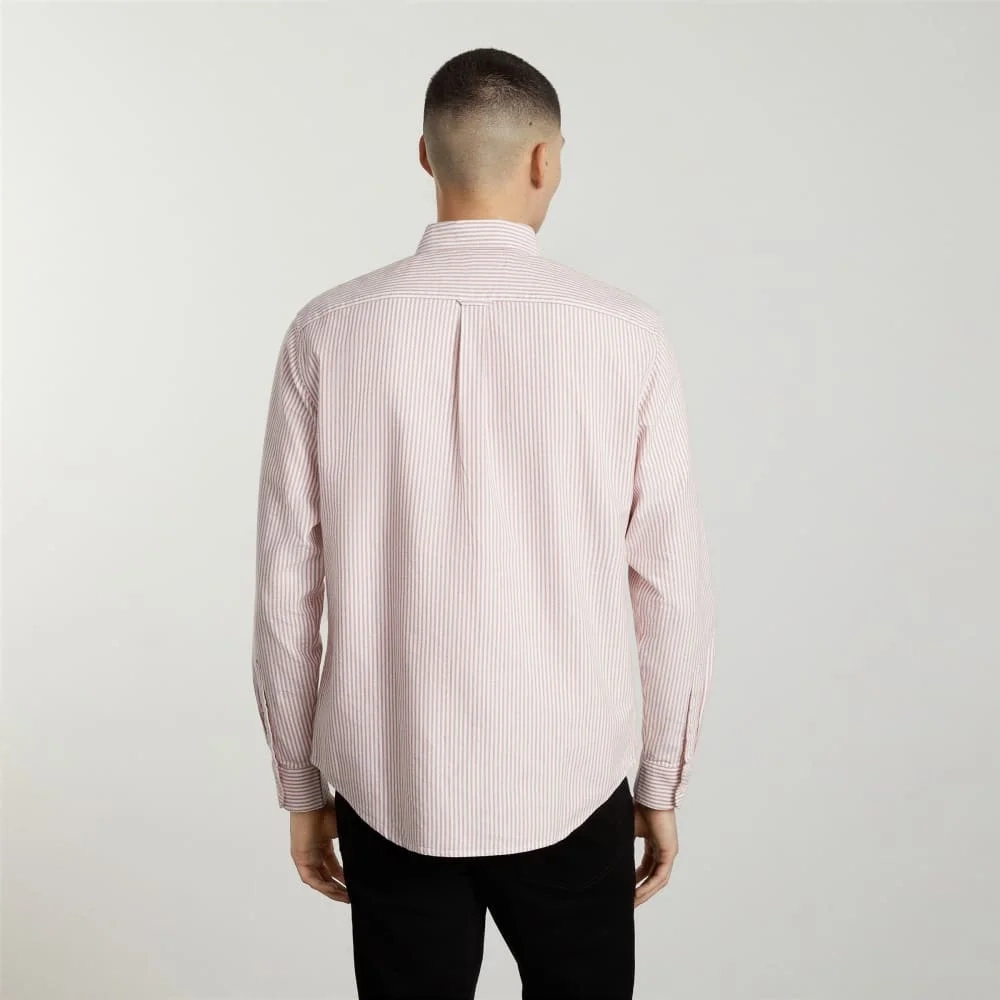The Standard Fit Japanese Oxford Shirt | Uniform | Red / White | Standard (3)