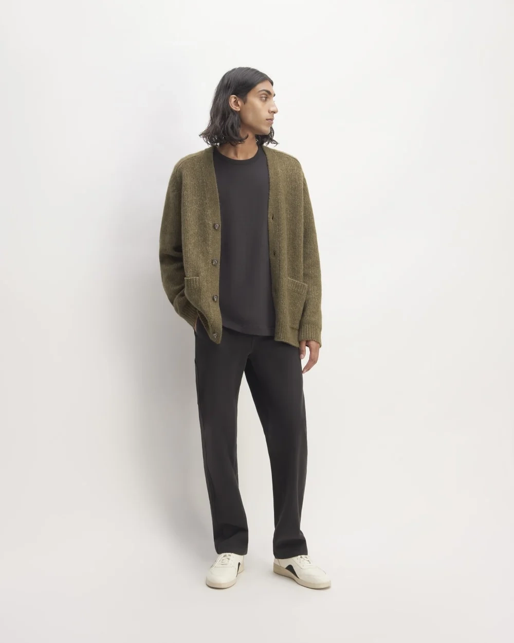 The Cloud Relaxed Cardigan | Beech (2)