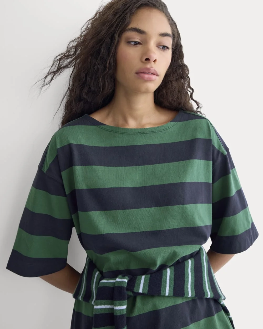 Mariner Tee | Navy/Hunter Green (2)