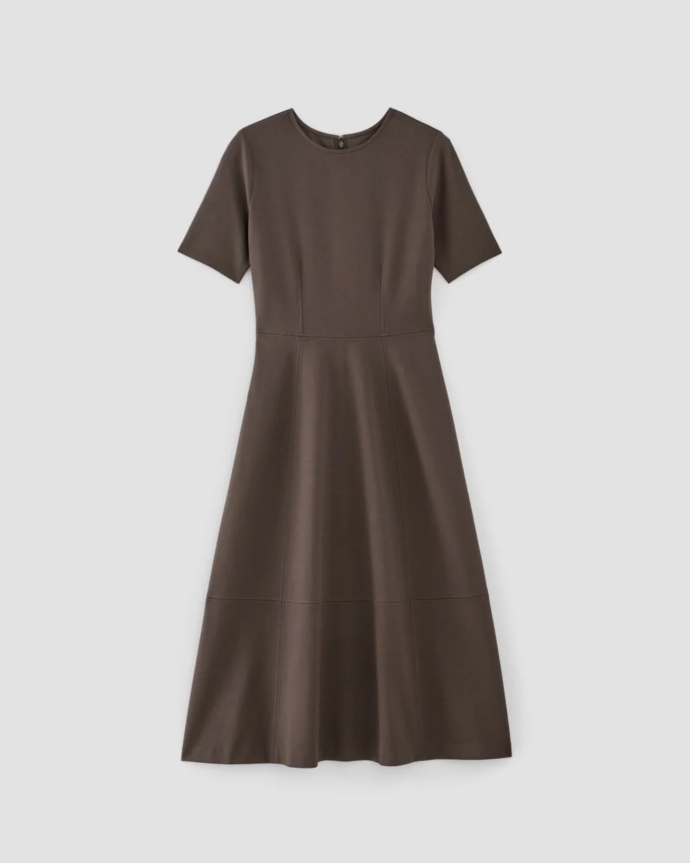 The Dream Short-Sleeve Dress | Earth Brown (2)