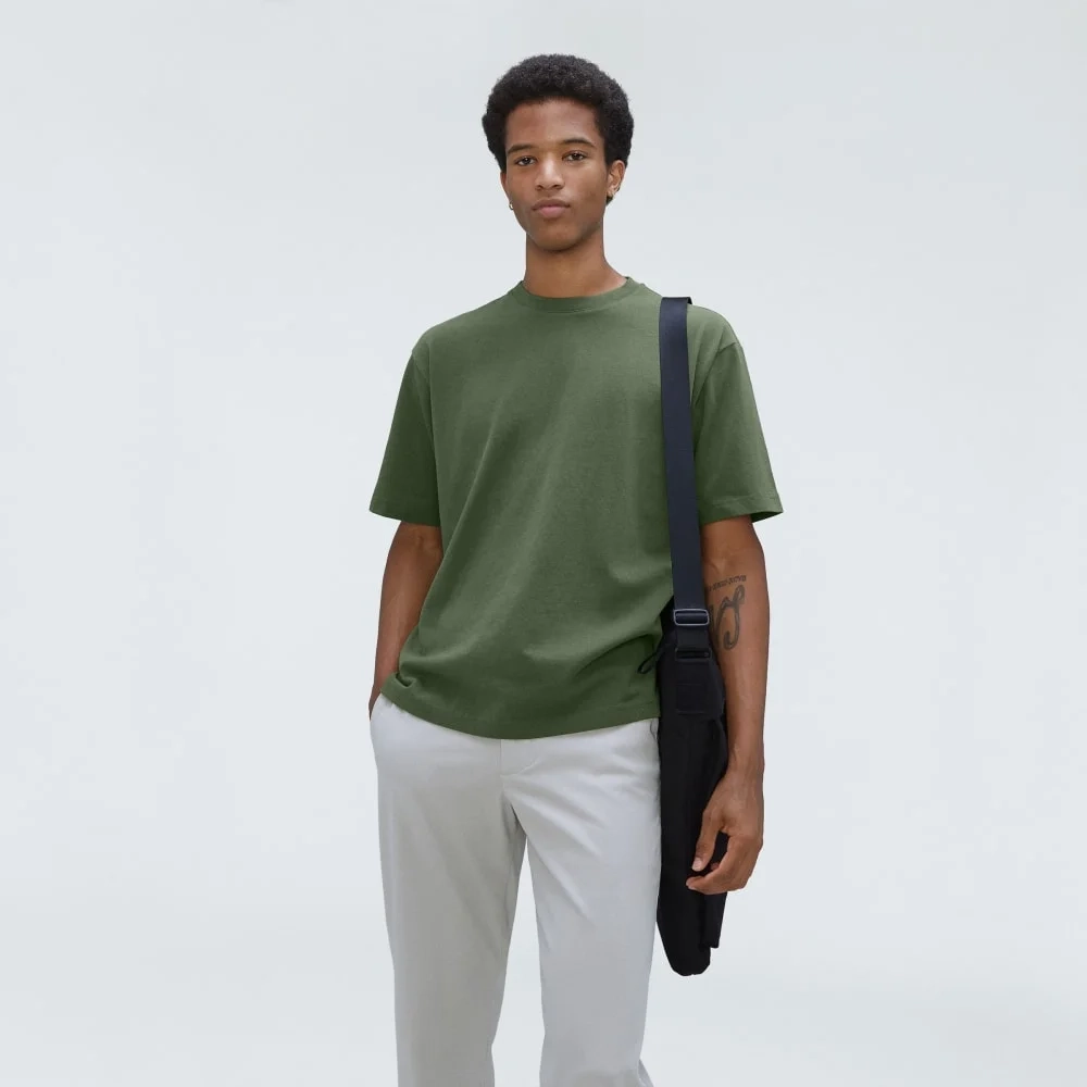 The Premium-Weight Relaxed Crew | Uniform | Forest Green (2)