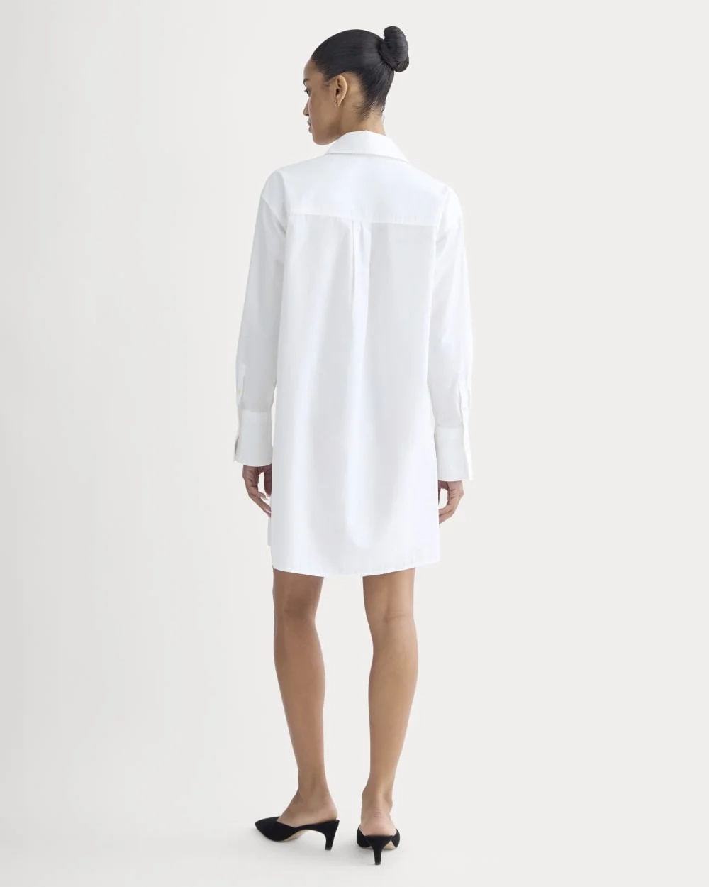 The Mini Shirtdress in Ultrasoft Cotton | White (3)