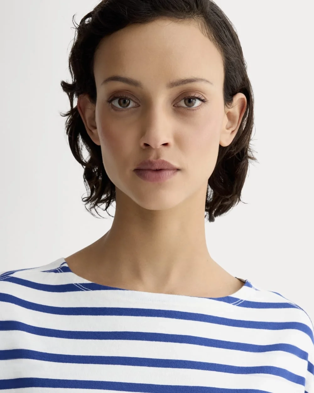 The Mariner Tee | Bone / Mazarine Blue (2)