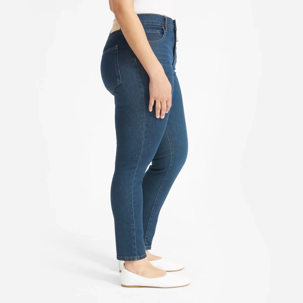 The Authentic Stretch High-Rise Skinny | Dark Blue Wash | 26.5" Inseam (5)