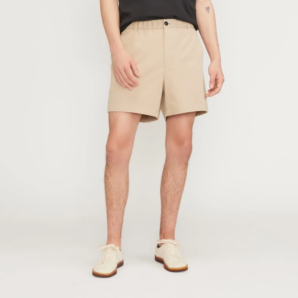 The Pull-On Performance Chino 5" Short | Trench Coat Khaki (2)