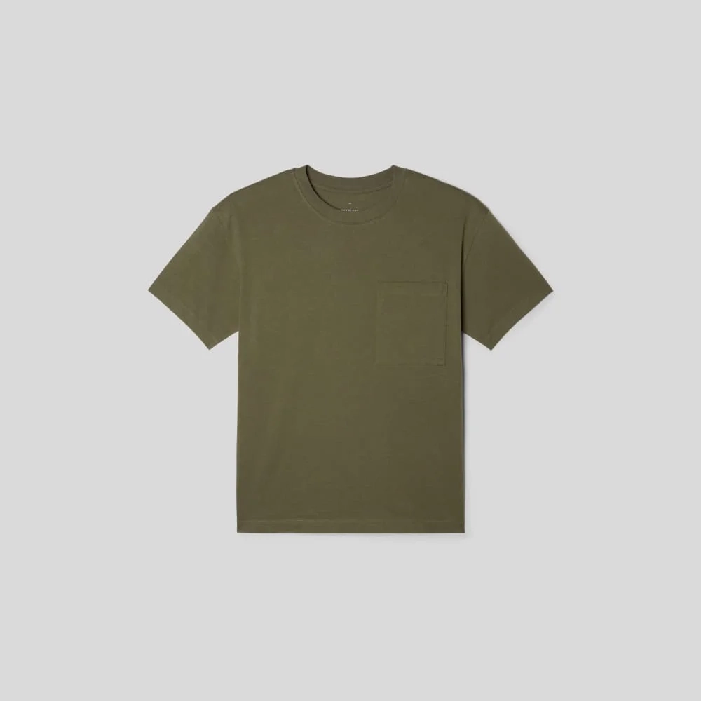 The Organic Cotton Relaxed Pocket Tee | Kalamata (2)
