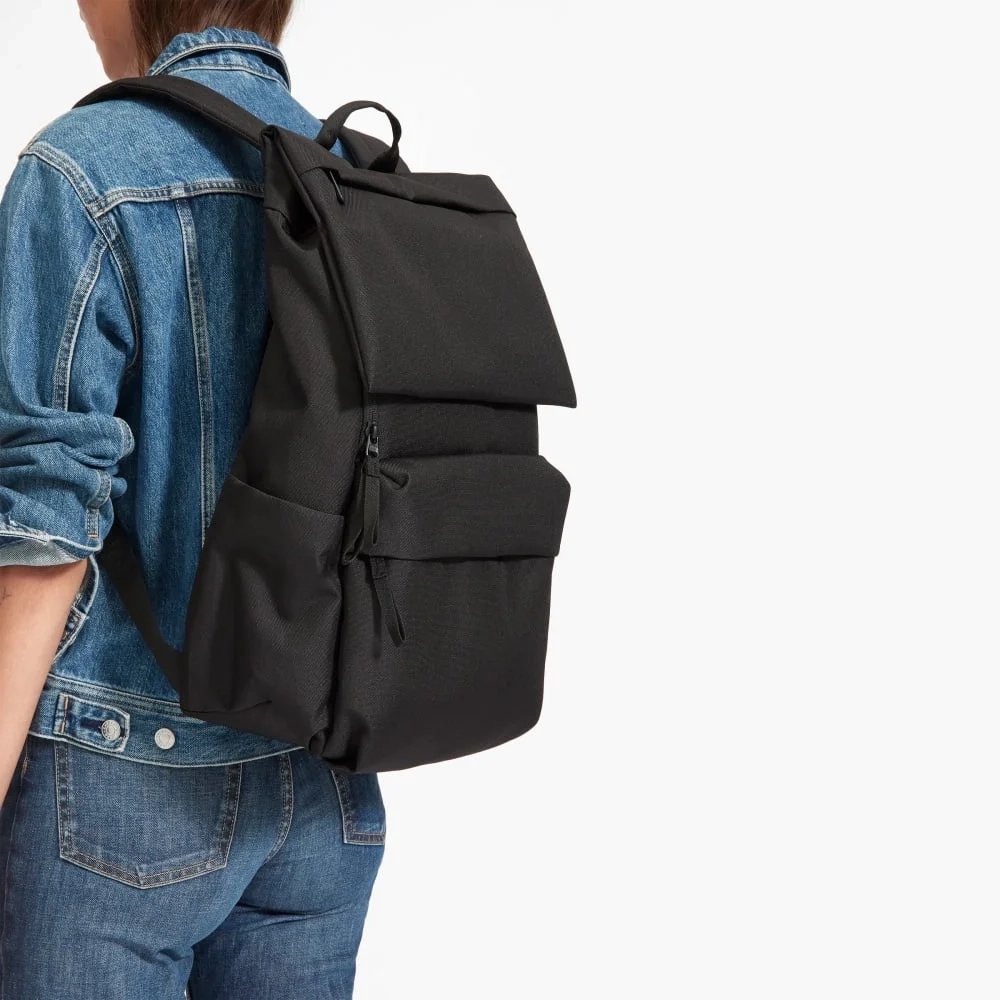 The ReNew Transit Backpack | Black (2)