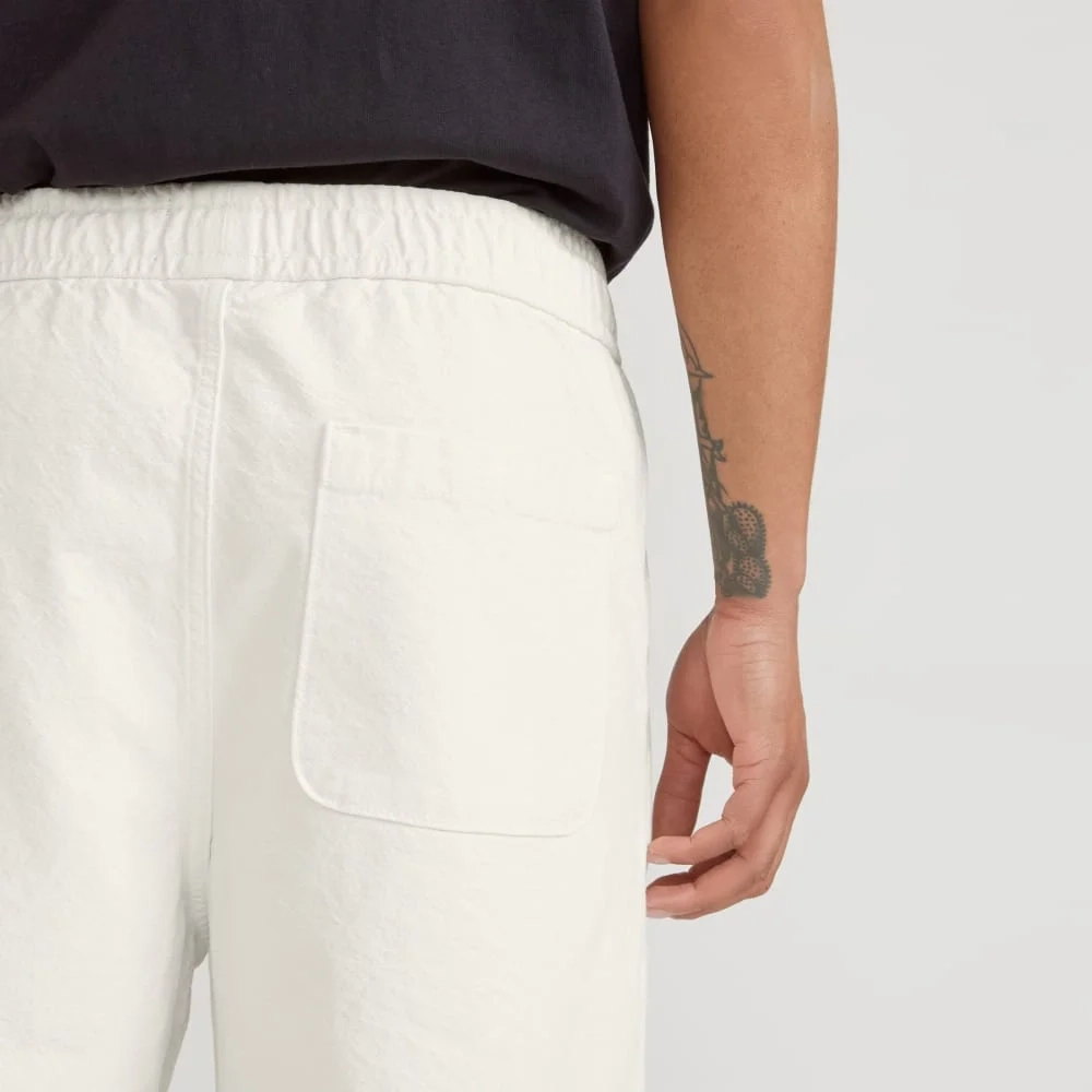 The Canvas Organic Cotton Drawstring Pant | Bone (2)