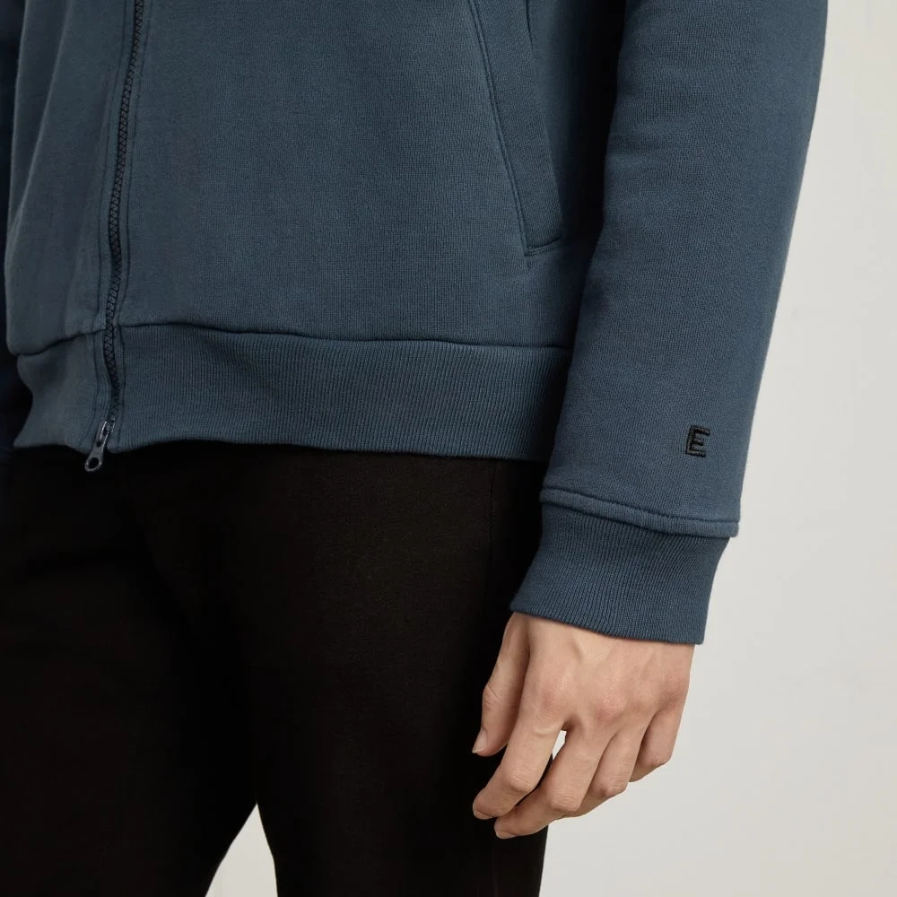 The Track Bomber Jacket | Kingfisher Blue (4)