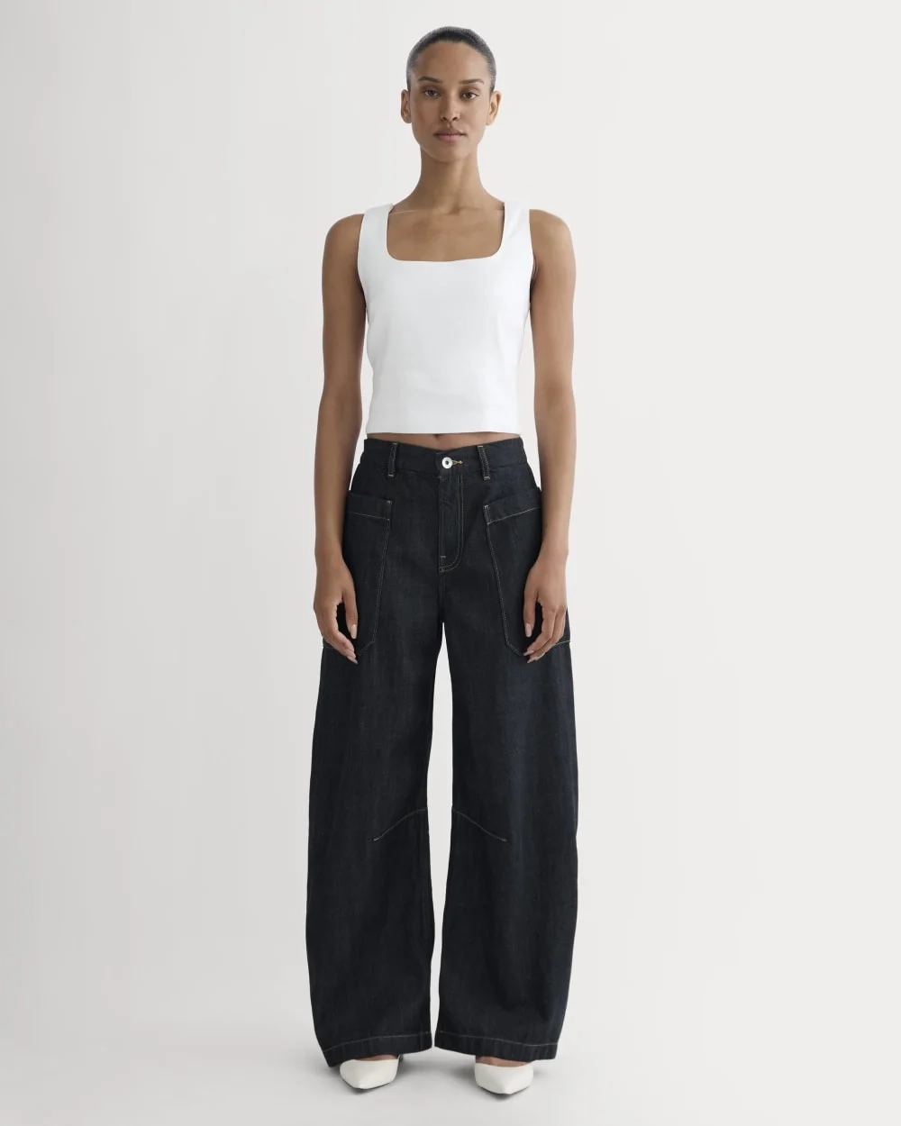 The Gardener Pull-On Jean | Dark Indigo