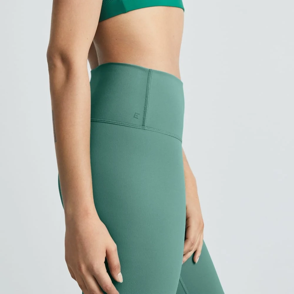 The Perform 24/7 Legging | Dark Mint | 25" Inseam (2)