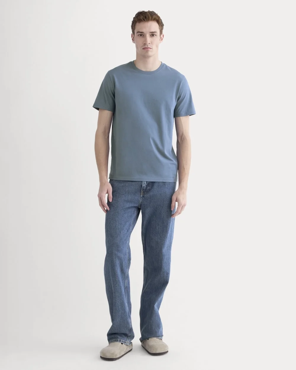 The Essential Organic Crew | Faded Navy (3)
