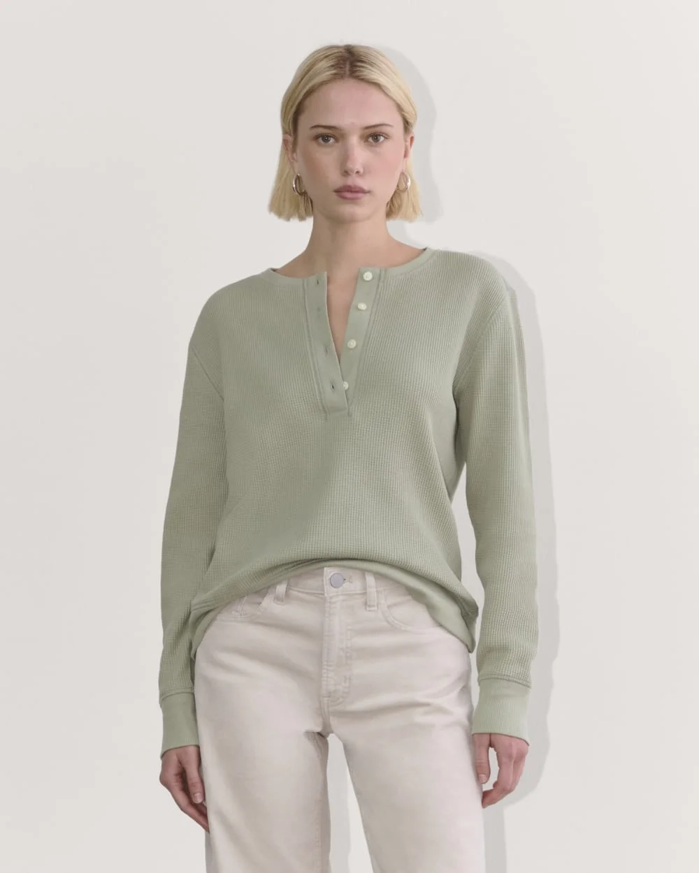 The Waffle Henley | Seagrass