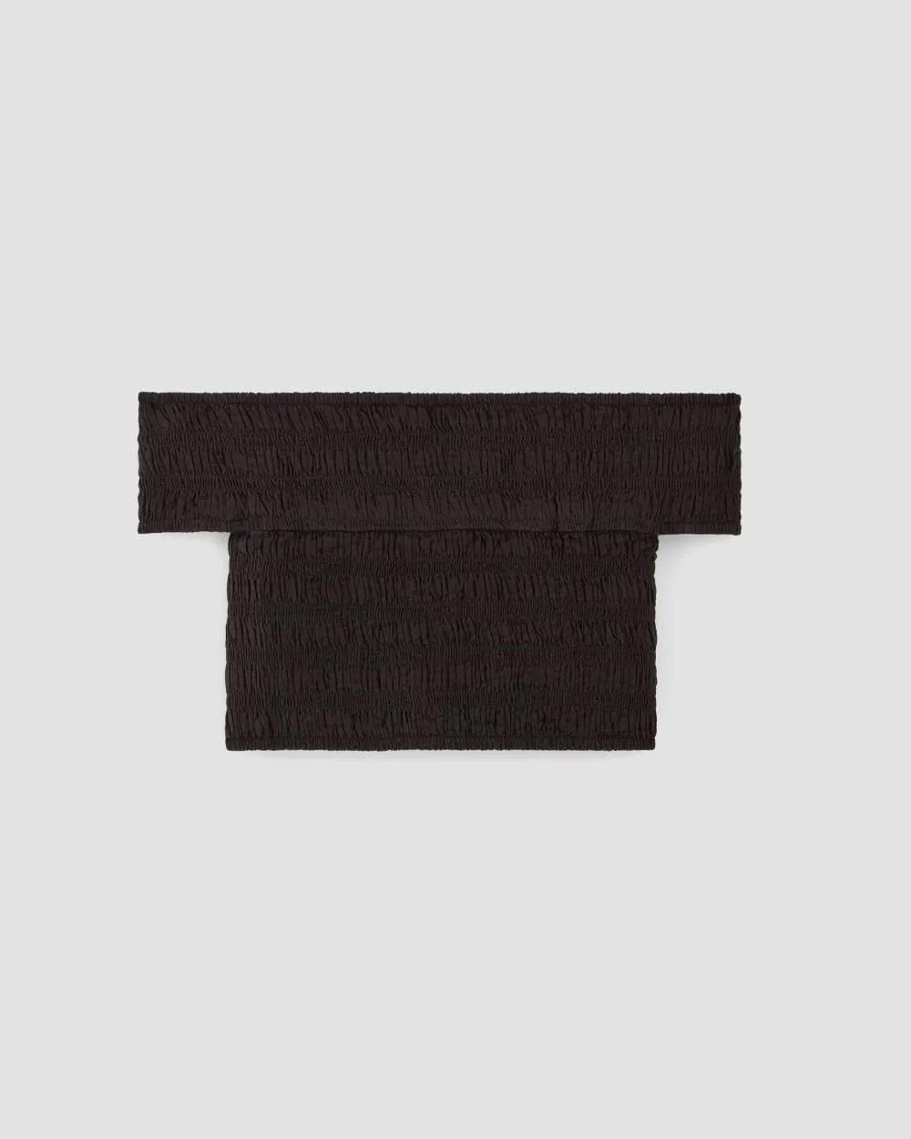 The Gauze Smock Top | Black (2)