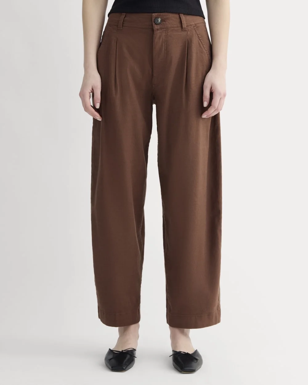 The Everywhere Pant in Stretch Linen | Cedarwood (4)