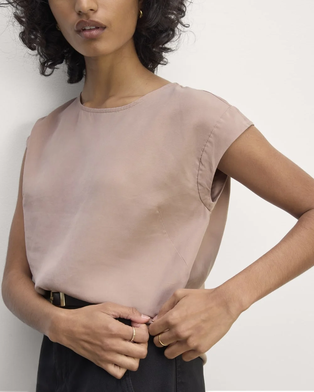 The Muscle Top in Butterlite | Dusty Rose (3)
