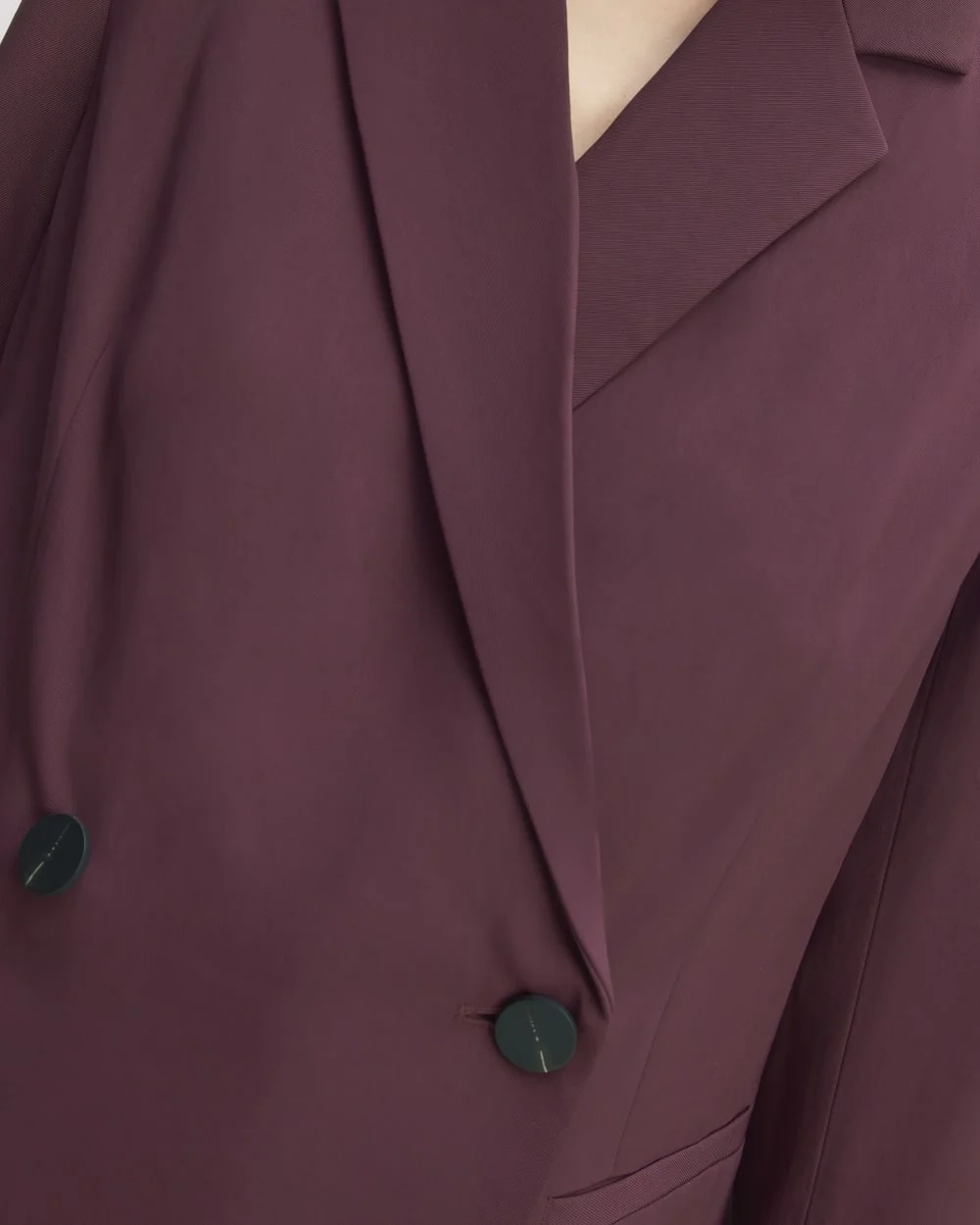 The Drapey Blazer | Burgundy (2)