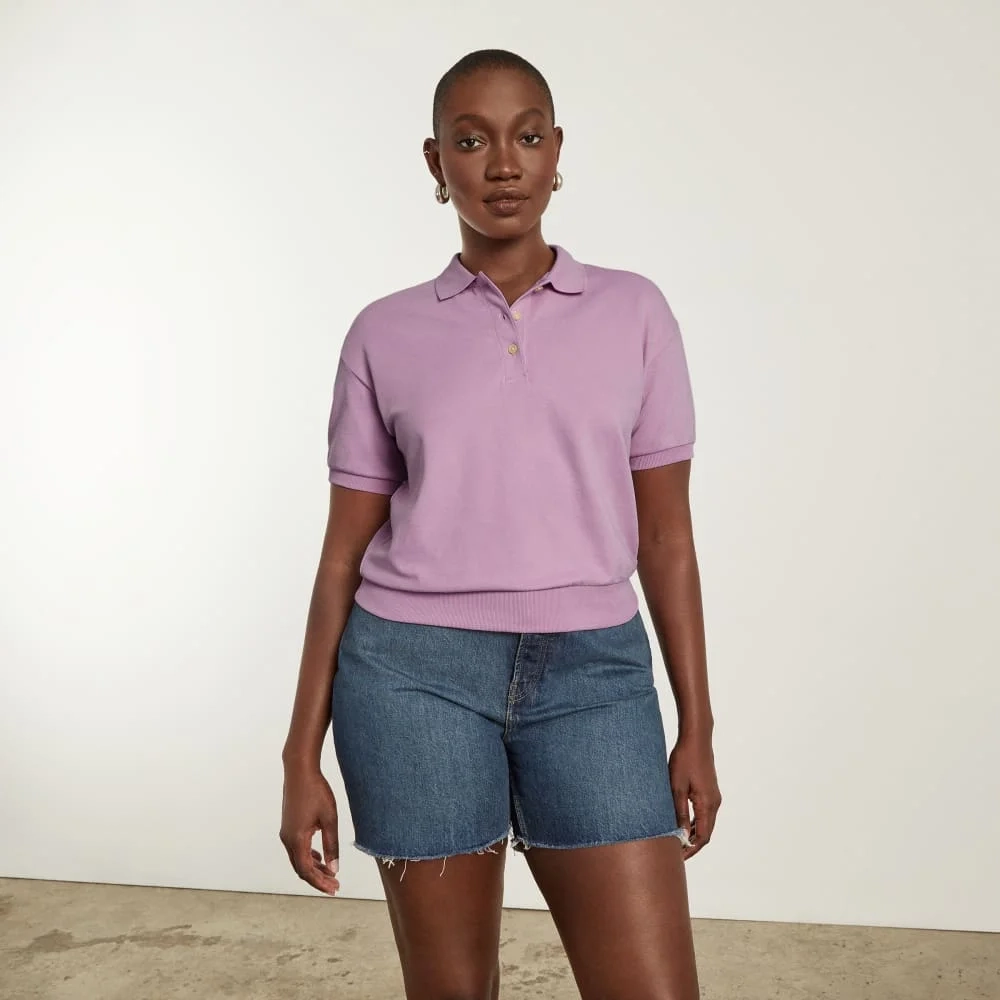 The Oversized Polo | Lilac (3)