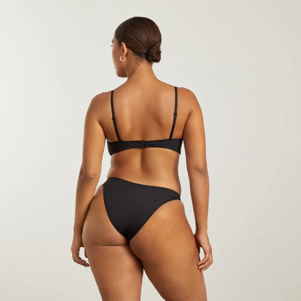 The Scoop-Neck Bikini Top | Black (2)