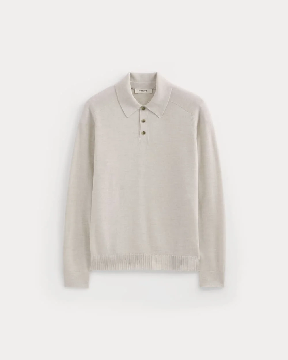 Ultrasoft Polo Sweater | Heathered Oat (2)