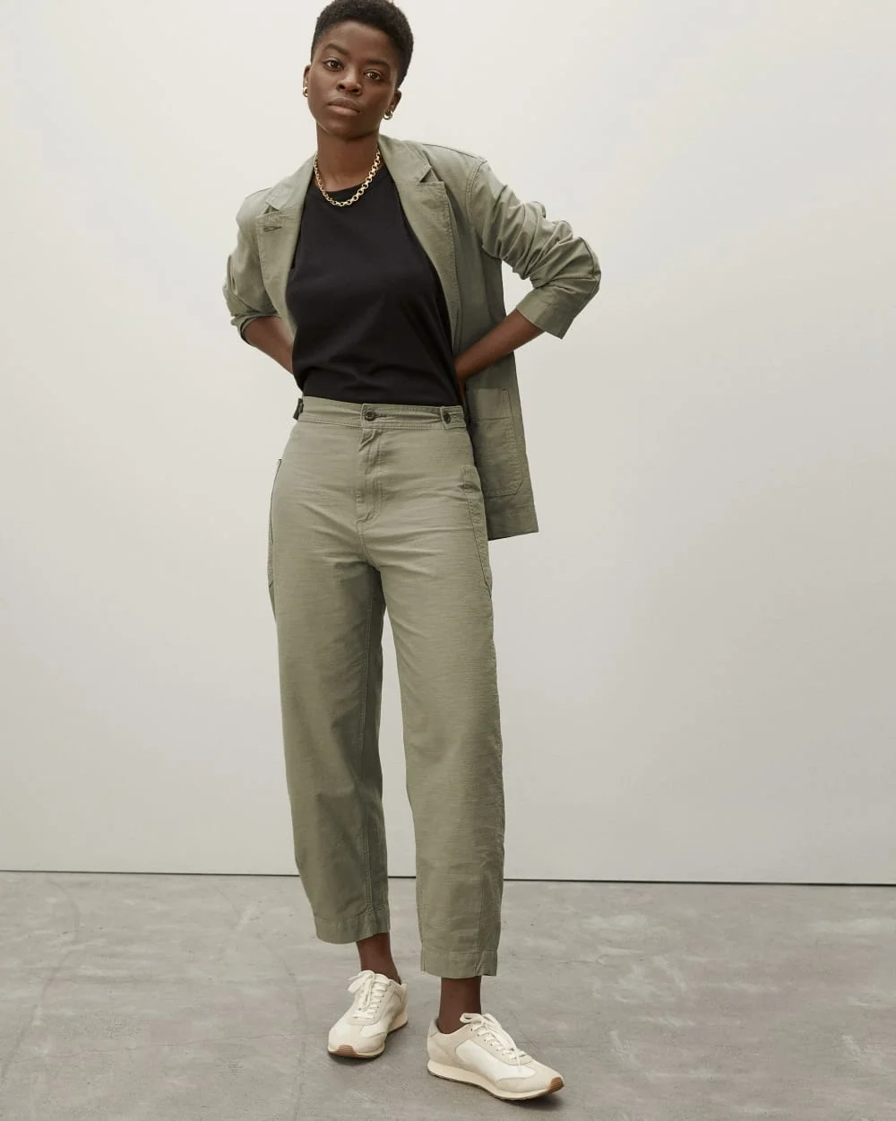 The Fatigue Barrel Pant | Bay Leaf (3)