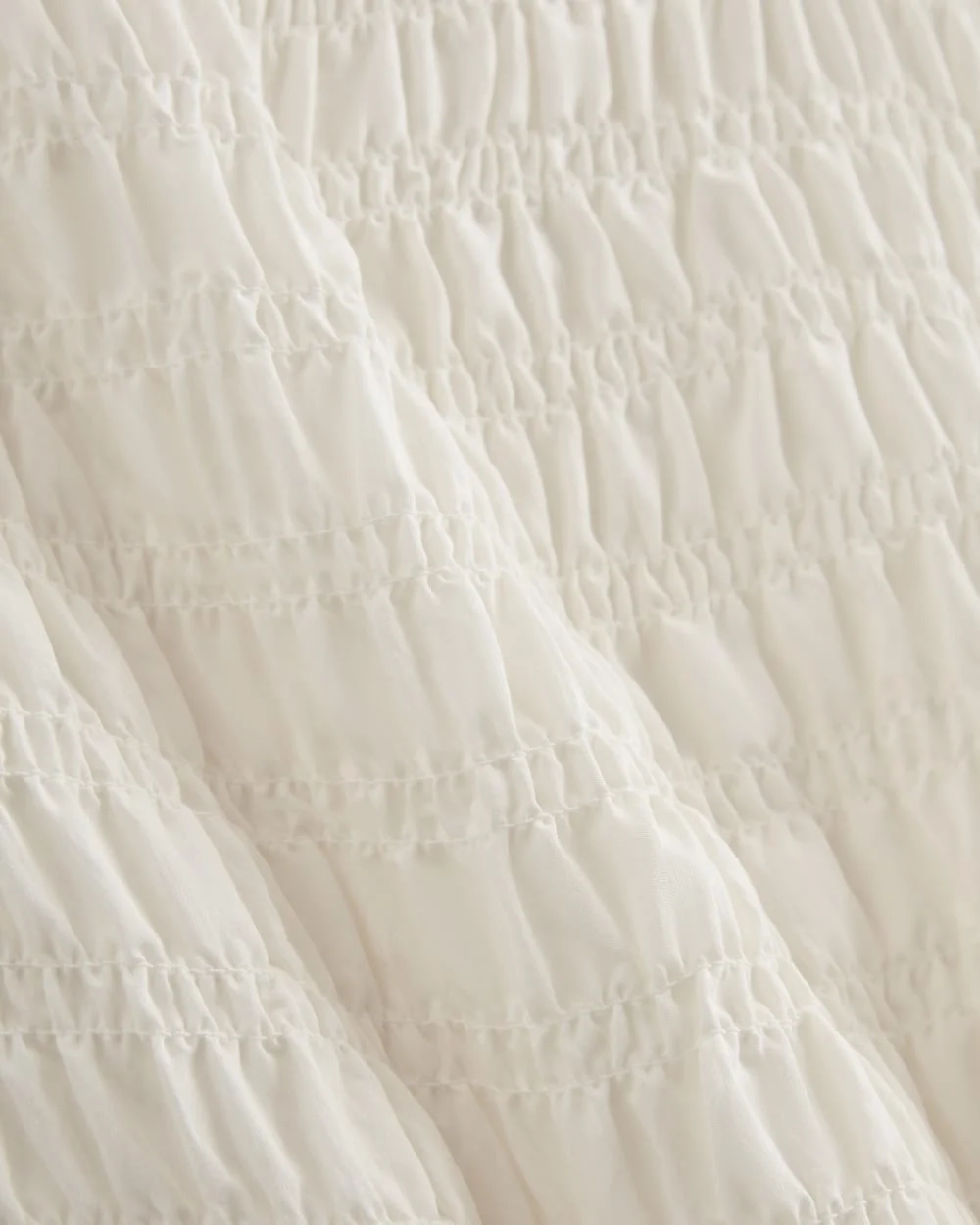 The Smocked Column Dress | Bone (2)