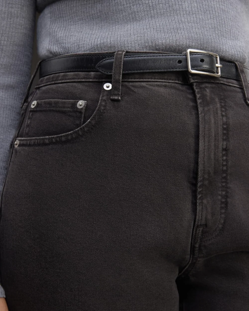 The Cheeky Hourglass Jean | Washed Black | 26.5" Inseam (5)