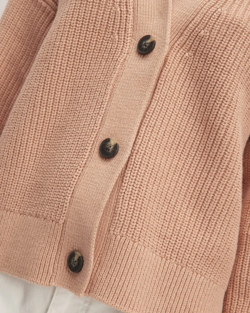 The Boxy Cardigan in Everyday Cotton | Blush Pink (3)