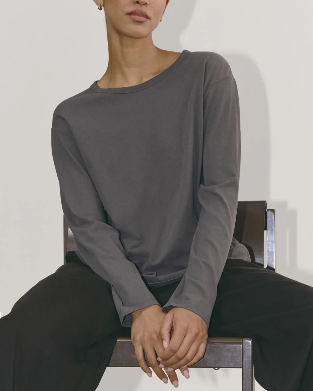 The Air Long-Sleeve Tee | Graphite (5)
