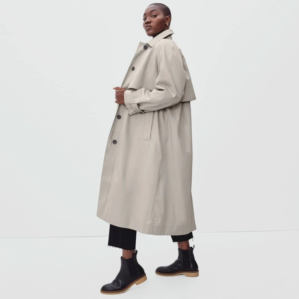 The Long Mac Coat | Stone (3)